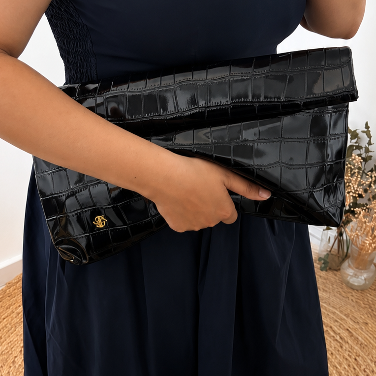 Sac similicuir croco